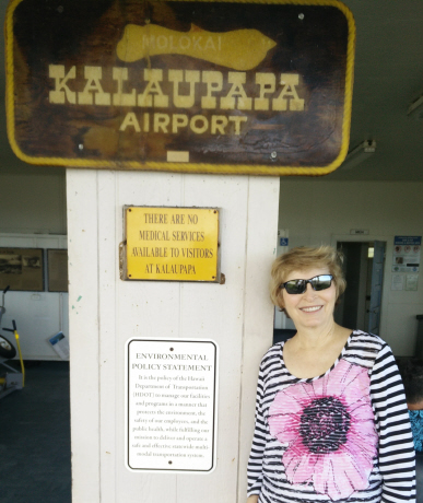 Judy at Airport