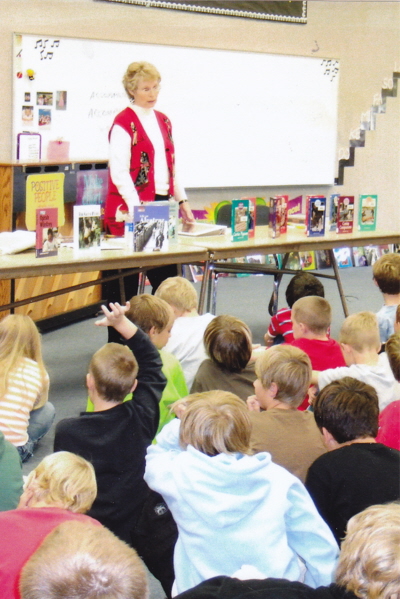 Judy in Classroom with Kids watching