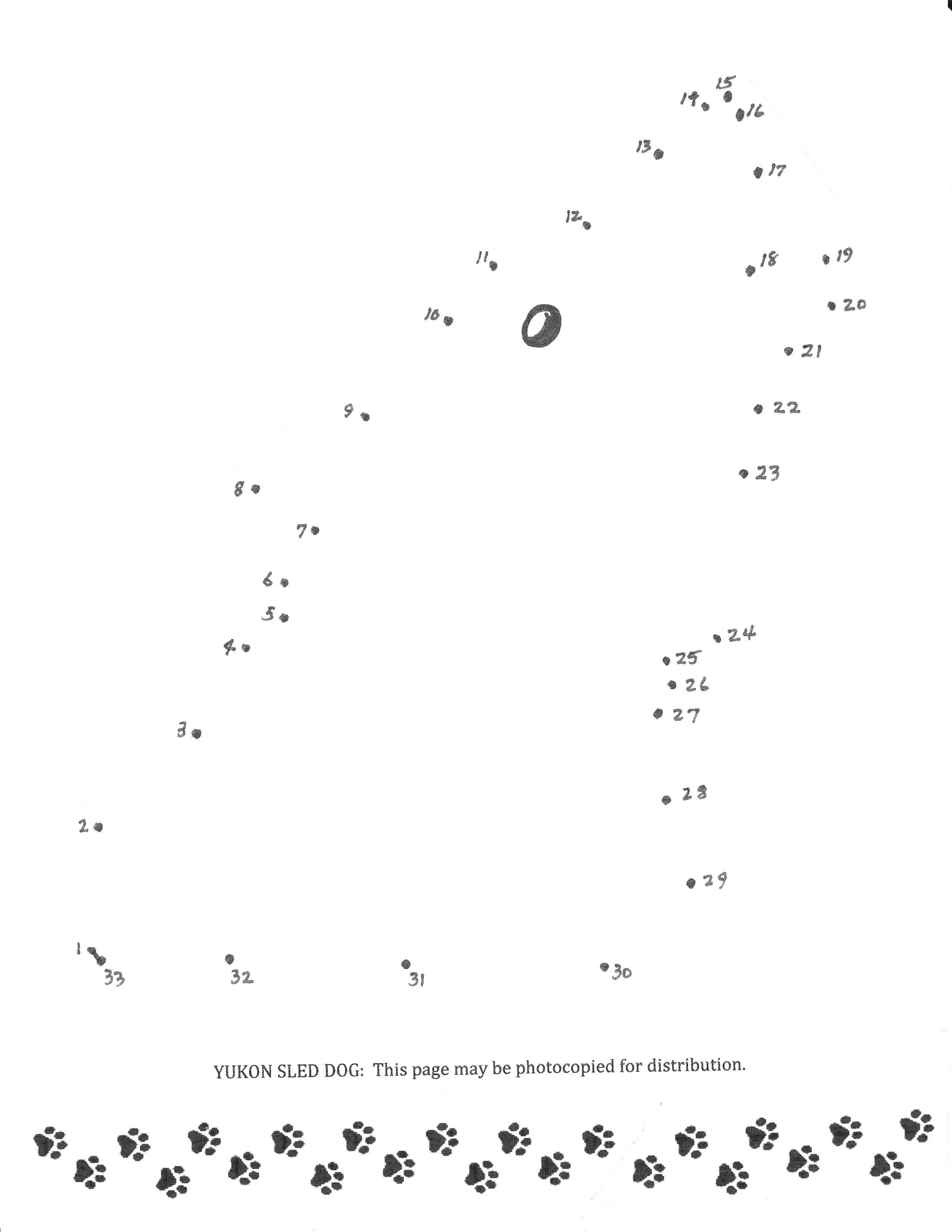 Dot to Dot puzzle.